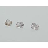 3 DIAMONDS 0.42 CT NATURAL MIX ROSA - SI1 -I1 - CERTIFICATE NOT PRESENT - F20901-46