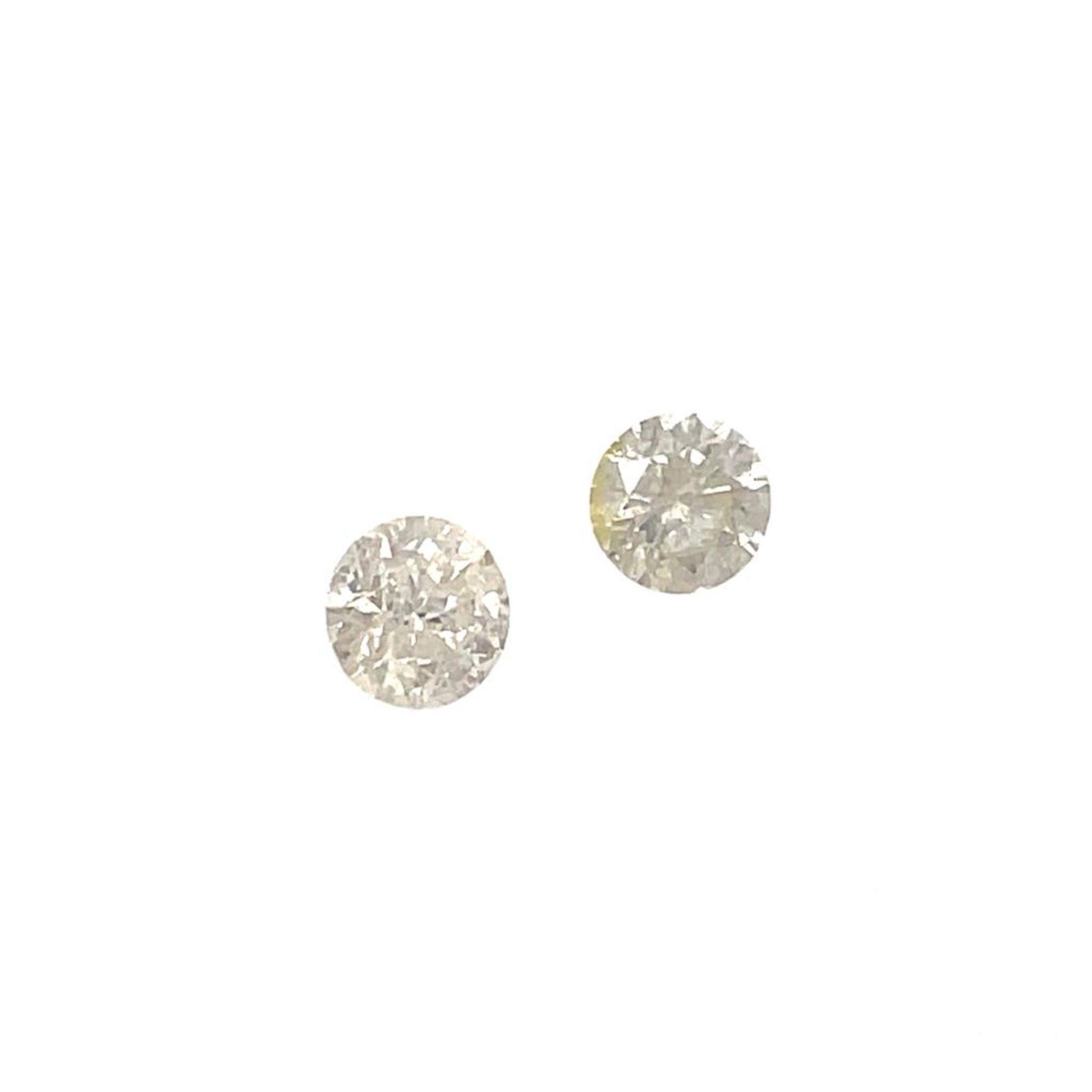 2 DIAMONDS 0.45 CT TOTAL J -K - I2 - BRILLIANT CUT - CERTIFICATE NOT PRESENT - C20306-11D - Bild 2 aus 3