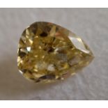 1 DIAMOND 0.44 CT FANCY BROWNISH YELLOW ISH - SI2 - CUTER CEO - IGI CERTIFICATE - 936-12