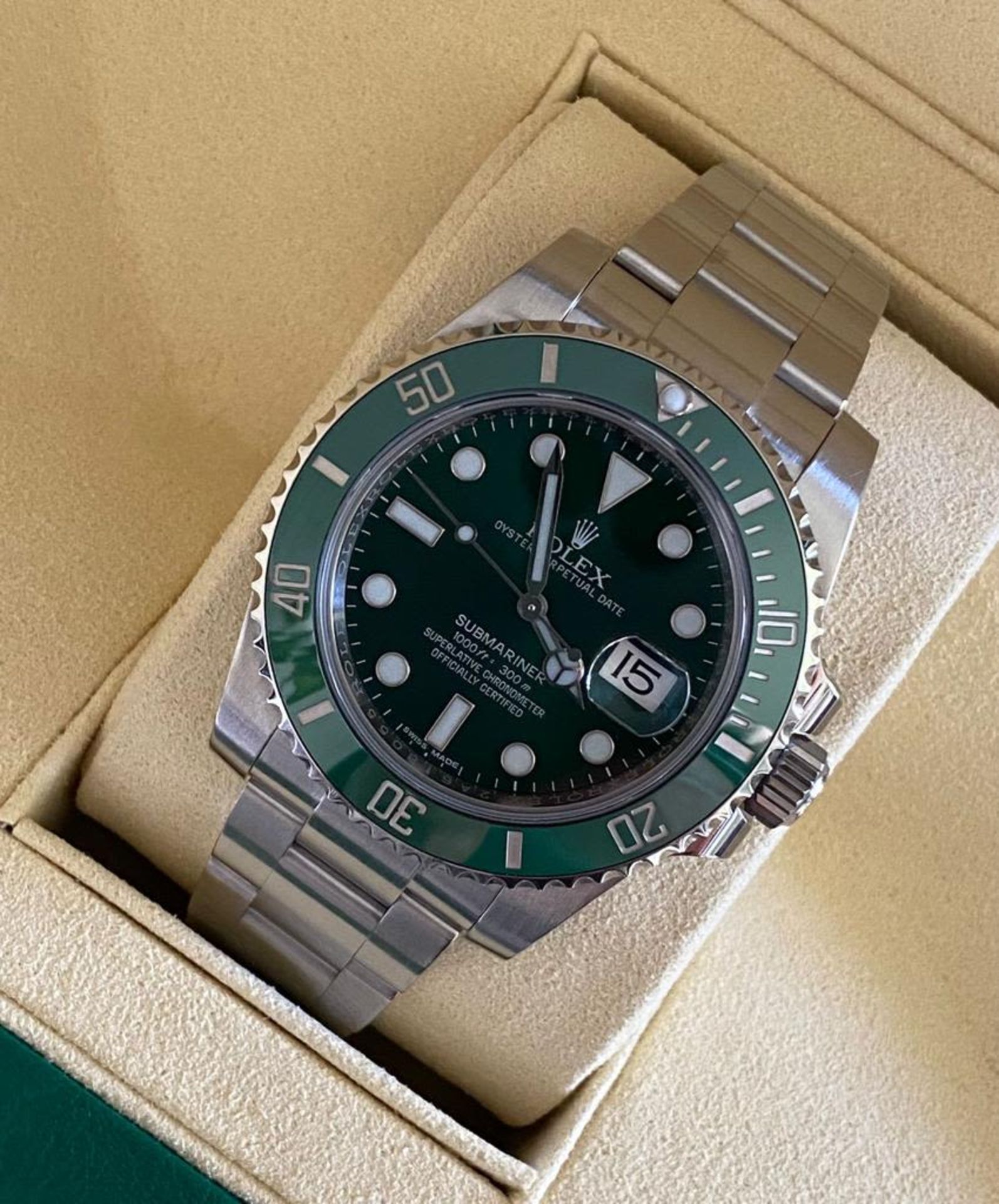 ROLEX SUBMARINER HULK FULL SET WATCH - Bild 4 aus 13