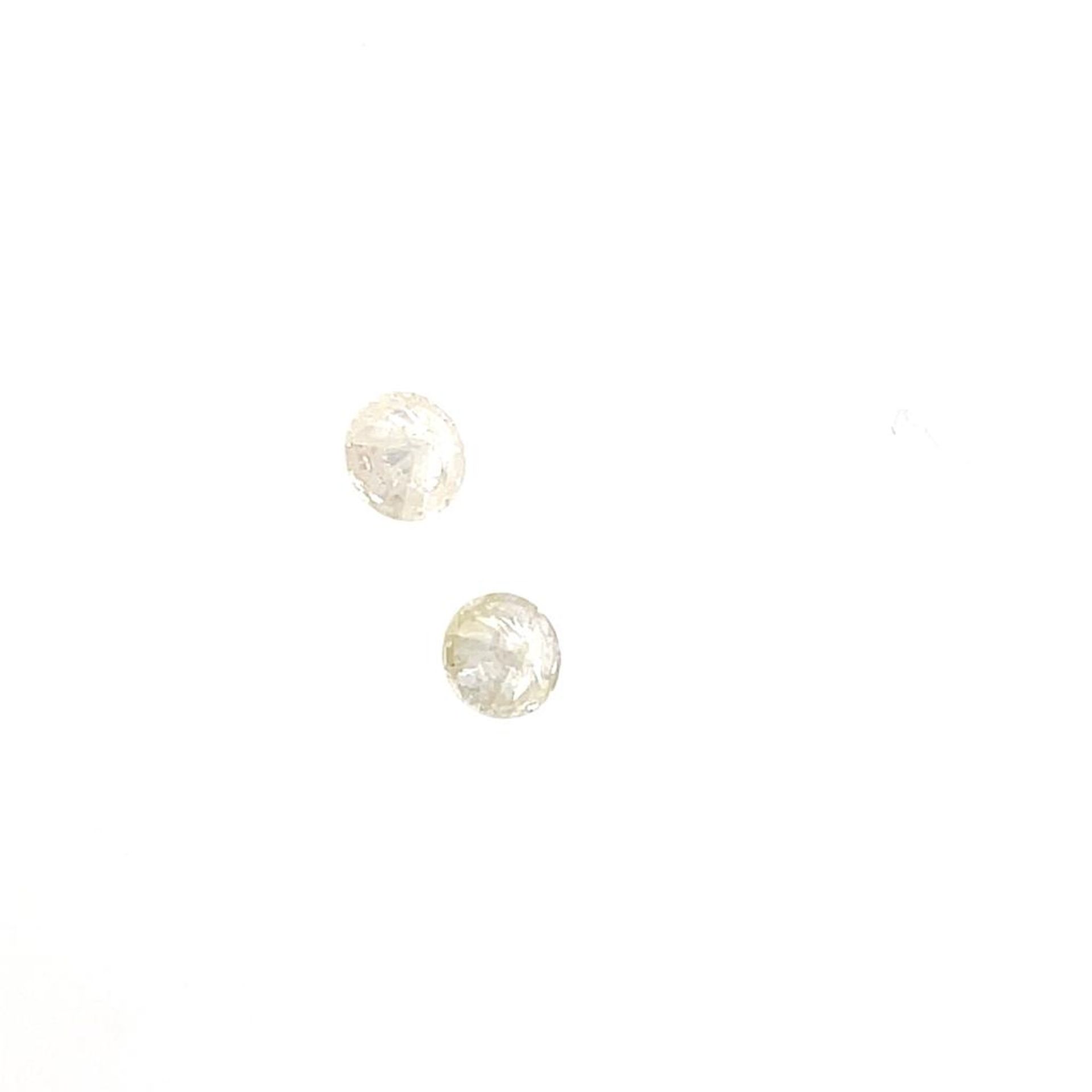 2 DIAMONDS 0.45 CT TOTAL J -K - I2 - BRILLIANT CUT - CERTIFICATE NOT PRESENT - C20306-11D - Bild 3 aus 3