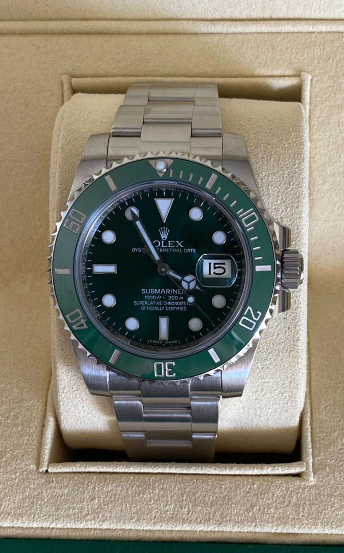 ROLEX SUBMARINER HULK FULL SET WATCH - Bild 9 aus 13