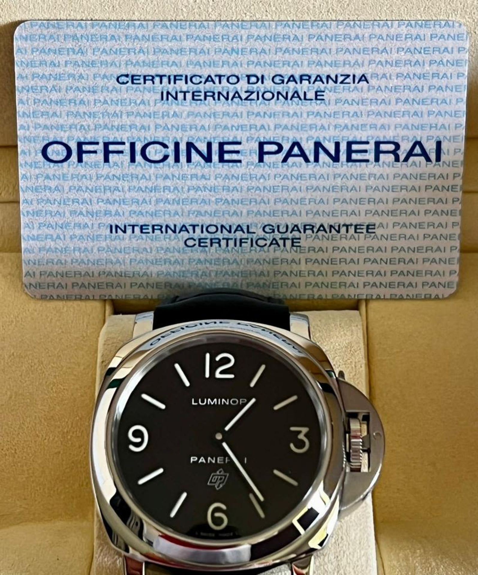 PANERAI LUMINOR WATCH WITH WARRANTY - Image 5 of 7