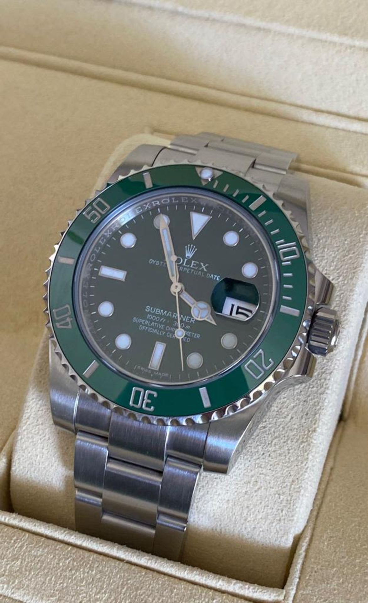 ROLEX SUBMARINER HULK FULL SET WATCH - Bild 8 aus 13