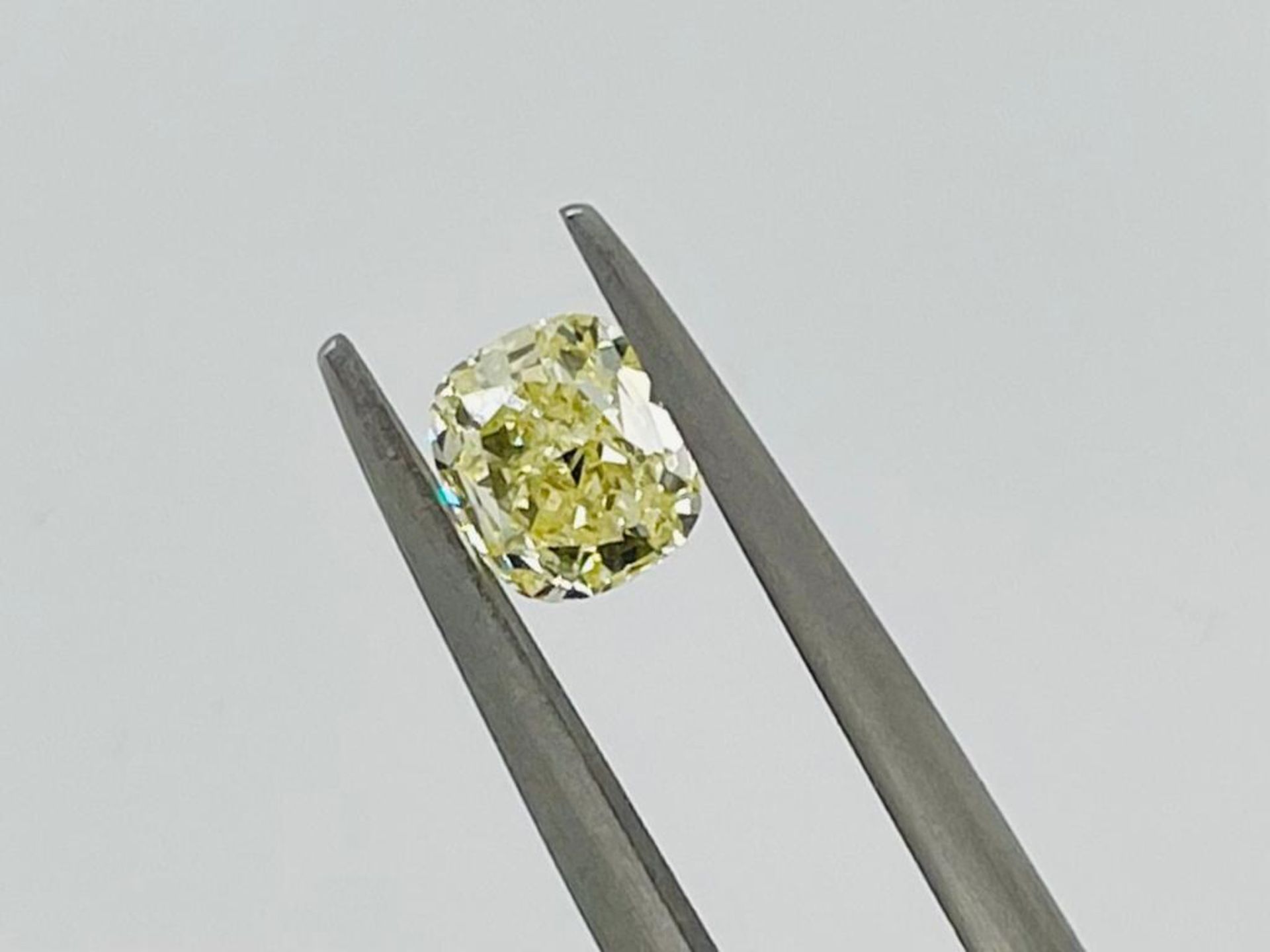 1 DIAMOND 1,05 CT N.F.YELLOW EVEN - VS2 - SHAPE CUSHION - CERTIFICATION GIA - AM20716 - Image 5 of 5