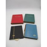 Four small stamp albums containing mainly British stamps from the 19th century onwards including
