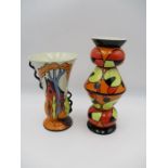 A limited edition Lorna Bailey Art Deco vase (No 60/150), along with a Lorna Bailey "Chetwynd"