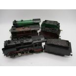 A collection of three Trix Twin Railway OO gauge locomotives with tenders, including a "Pytchley"
