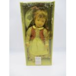 A boxed Merrythought "Emily" fully jointed limited edition collectors felt doll (No 47/500)