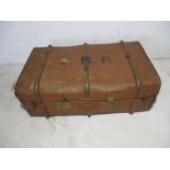 A vintage luggage trunk