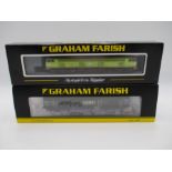 Two boxed Graham Farish by Bachmann N gauge locomotives including "Evening Star" GBRF Class 66 (