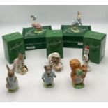 A collection of boxed and unboxed Beswick Beatrix Potter figures comprising of - Jemima Puddleduck