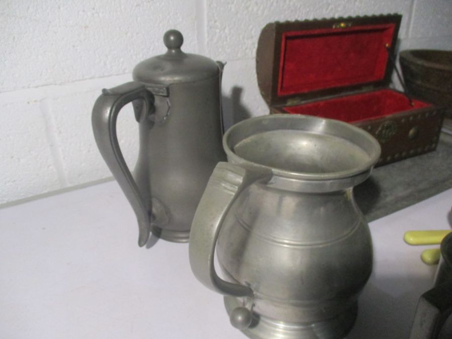 A large collection of Pewter, copper etc. - Image 11 of 13