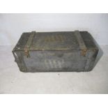 A vintage wooden ammo/storage box - stamped on side with N MK II