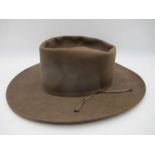 An N Porter, Arizona Stetson hat authorized by the John Stetson & Co.