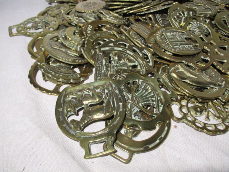 A large collection of horse brasses - Image 10 of 10
