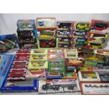 A collection of boxed die-cast vehicles including Matchbox models of yesteryear, Cameo, Funtastic