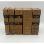 A small collection of leather bound Law Reports Statutes from the 1930's