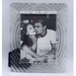 A Waterford crystal photo frame ( back loose but present)