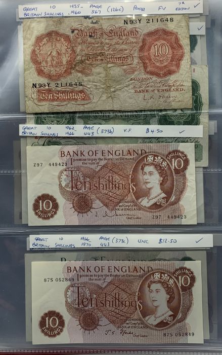 A collection of British banknotes including Northern Ireland, Scotland, Channel Islands etc. - Image 6 of 19