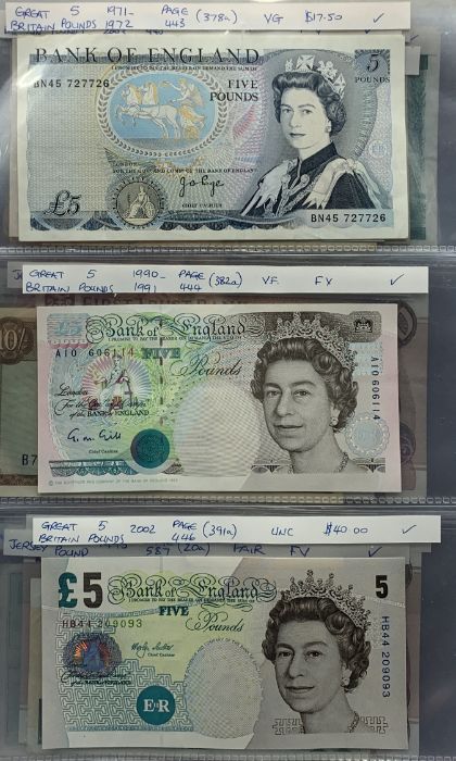 A collection of British banknotes including Northern Ireland, Scotland, Channel Islands etc. - Image 10 of 19