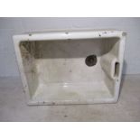 A vintage Belfast sink - height 26cm, depth 47cm, width 62cm