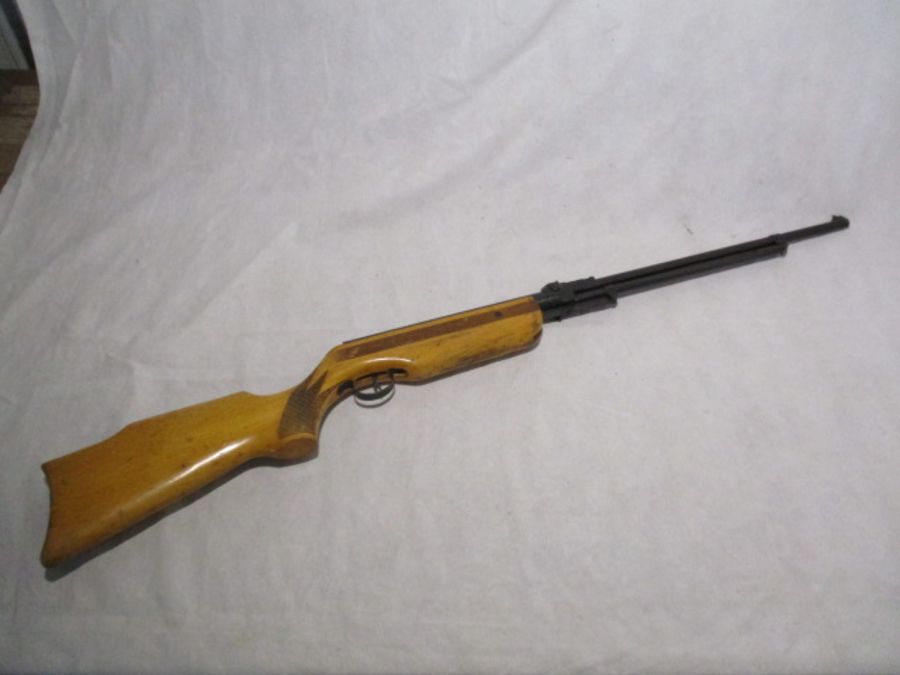 A Relum Tornado under lever Cal.22 air rifle (numbered LP11 80027)