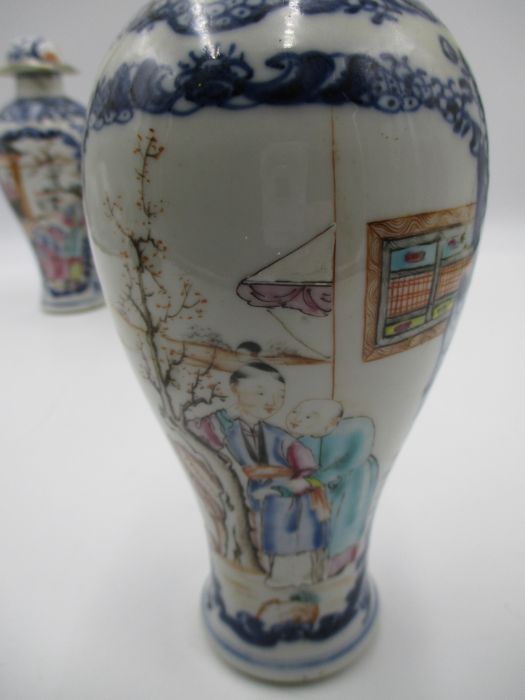 Three oriental vases, all A/F - Image 24 of 42