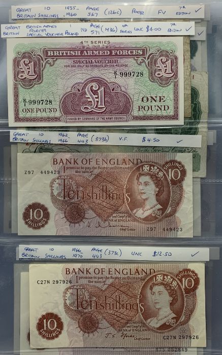 A collection of British banknotes including Northern Ireland, Scotland, Channel Islands etc. - Image 5 of 19