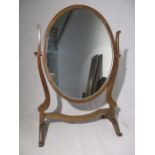 An Edwardian toilet mirror