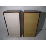 Two vintage speakers. 71cm x 35cm