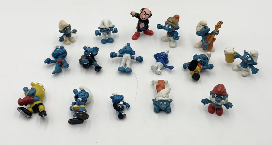 A collection Schleich vintage Smurf figures - Bild 6 aus 6