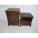 Two Stag bedside cabinets