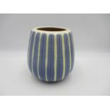 A Poole Pottery freeform YAS pattern vase - height 18cm, numbered 687