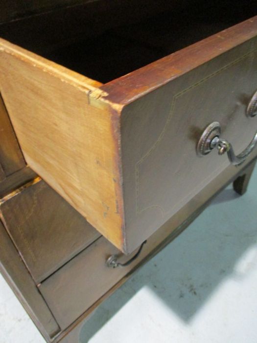 An Edwardian inlaid bureau - Image 8 of 10