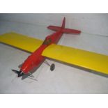 A radio controlled model plane. Wing span 144cm. Untested