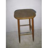 A vintage elm stool