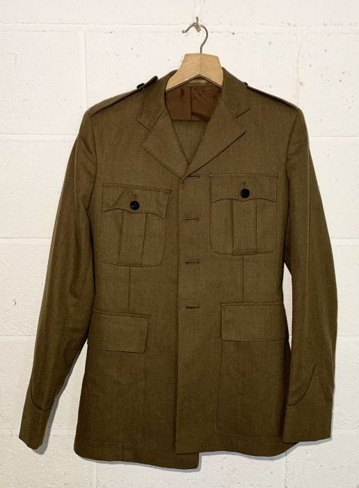 A men's and trouser No.2 Dress Army - All Ranks uniform. Sizes as shown.