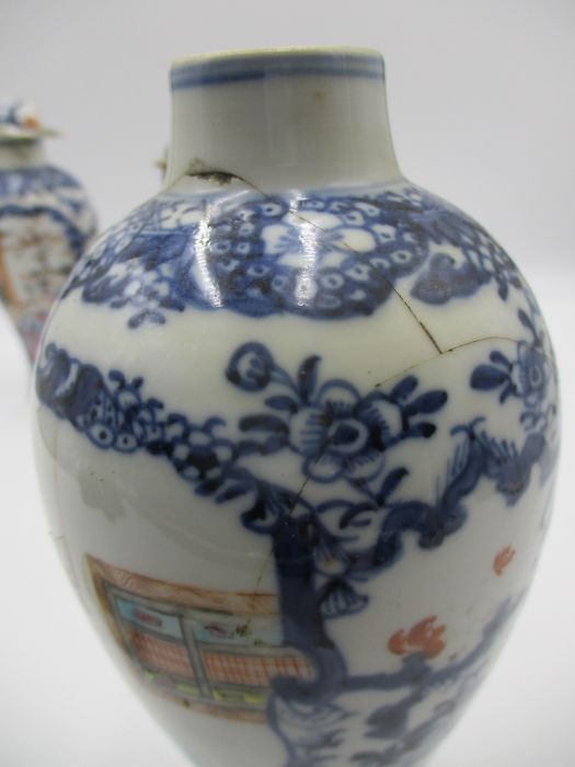 Three oriental vases, all A/F - Image 22 of 42