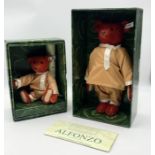 A set of Steiff Bears, Alfonzo and Baby Alfonzo, both limited editions made exclusively for Teddy