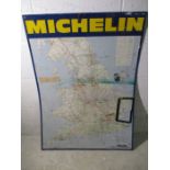 A vintage Michelin tin sign