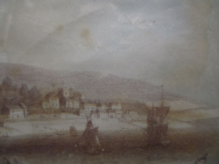 A small antique print of Lyme Regis published by F Dunster, Broad St. Lyme Regis - Bild 4 aus 4