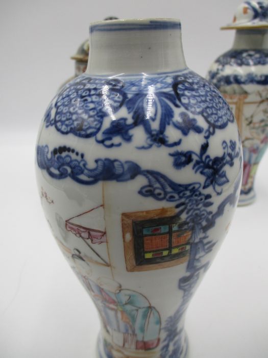 Three oriental vases, all A/F - Image 36 of 42