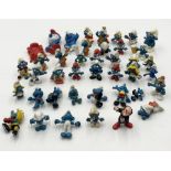 A collection Schleich vintage Smurf figures