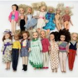 A collection of vintage Sindy dolls