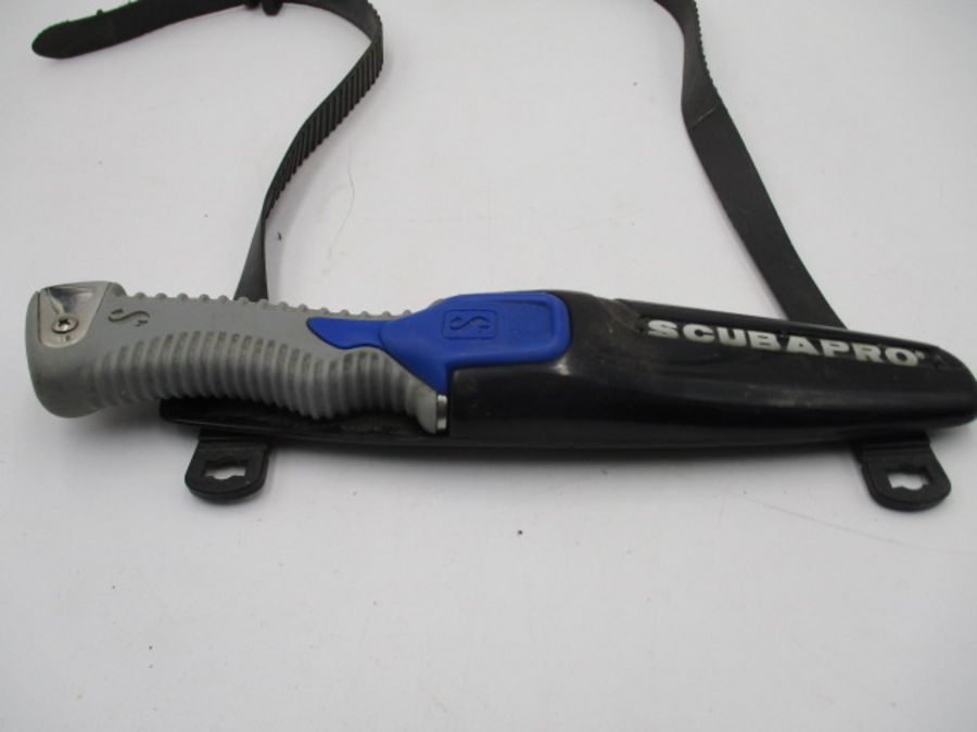 An Italian made Scubapro knife in scabbard - Bild 7 aus 7