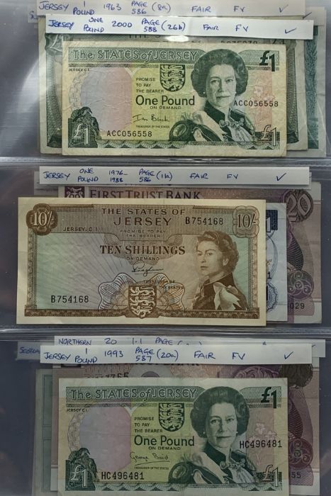 A collection of British banknotes including Northern Ireland, Scotland, Channel Islands etc. - Image 12 of 19
