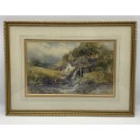 A watercolour mill scene signed Gresley - possibly James Stephen Gresley (1829-1908) 42 x 57cm