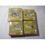 A collection of four boxed limited edition Corgi Aviation Archive World War II Aircraft of The MTO