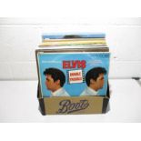 A collection of mainly 1960's 12" vinyl records including a Cliff Richard box set, Frank Sinatra,